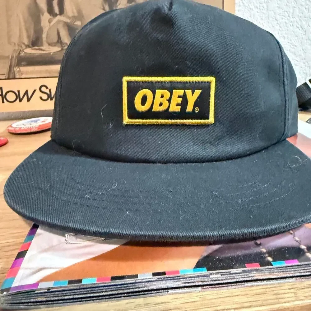 Obey Men's Black Hat